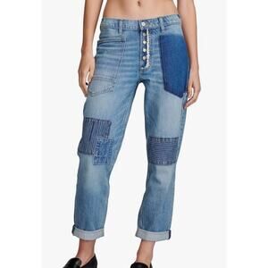 Lucky Legend Brand Mid Rise Boy Jean Deconstructed Grunge Party Mix Sz 4/27R